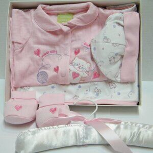 Ensemble cadeau pijama et couverture pour nouveau-né 0-3 mois